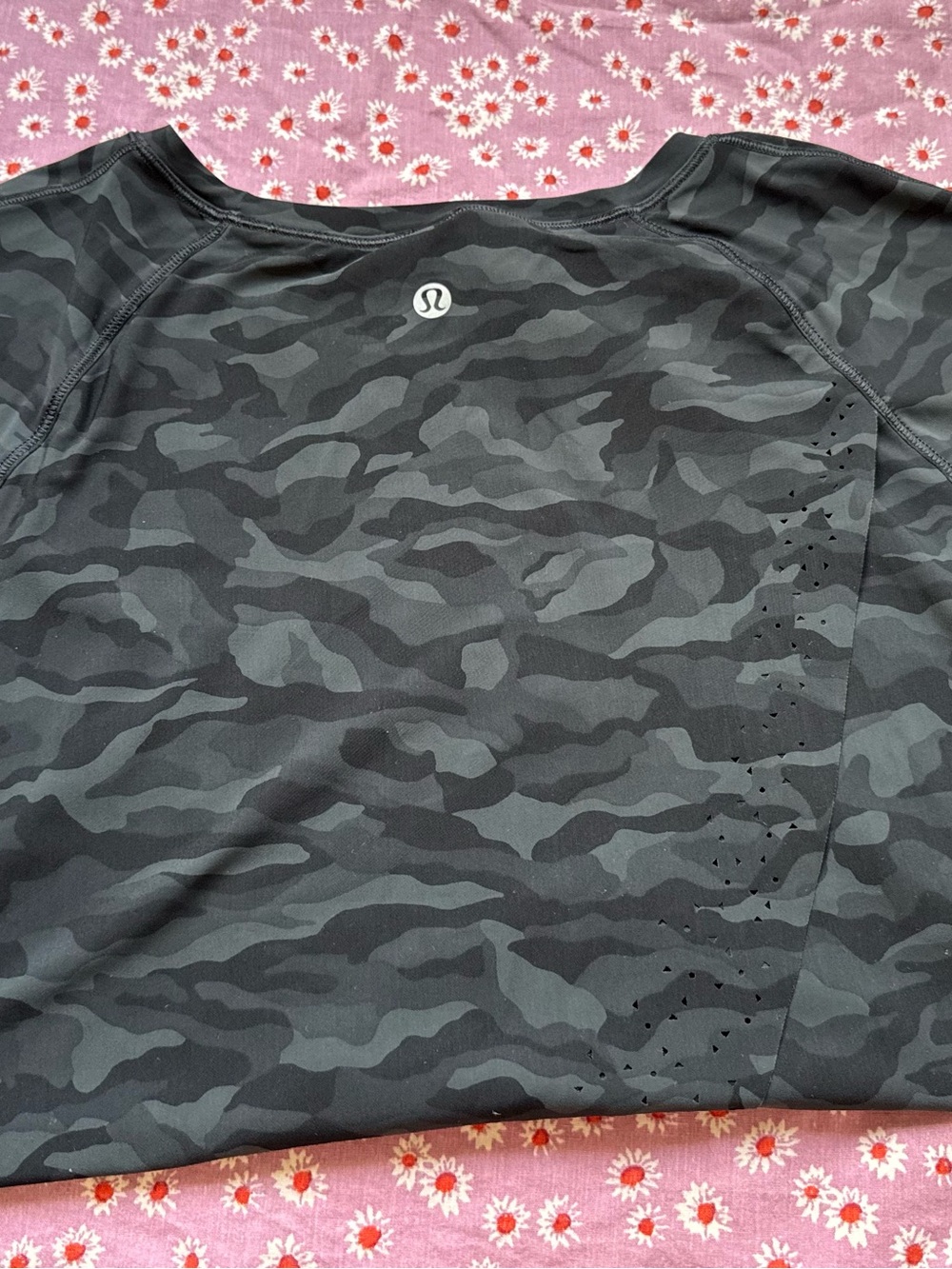 lululemon athletica Black & Gray Camo Active Tee